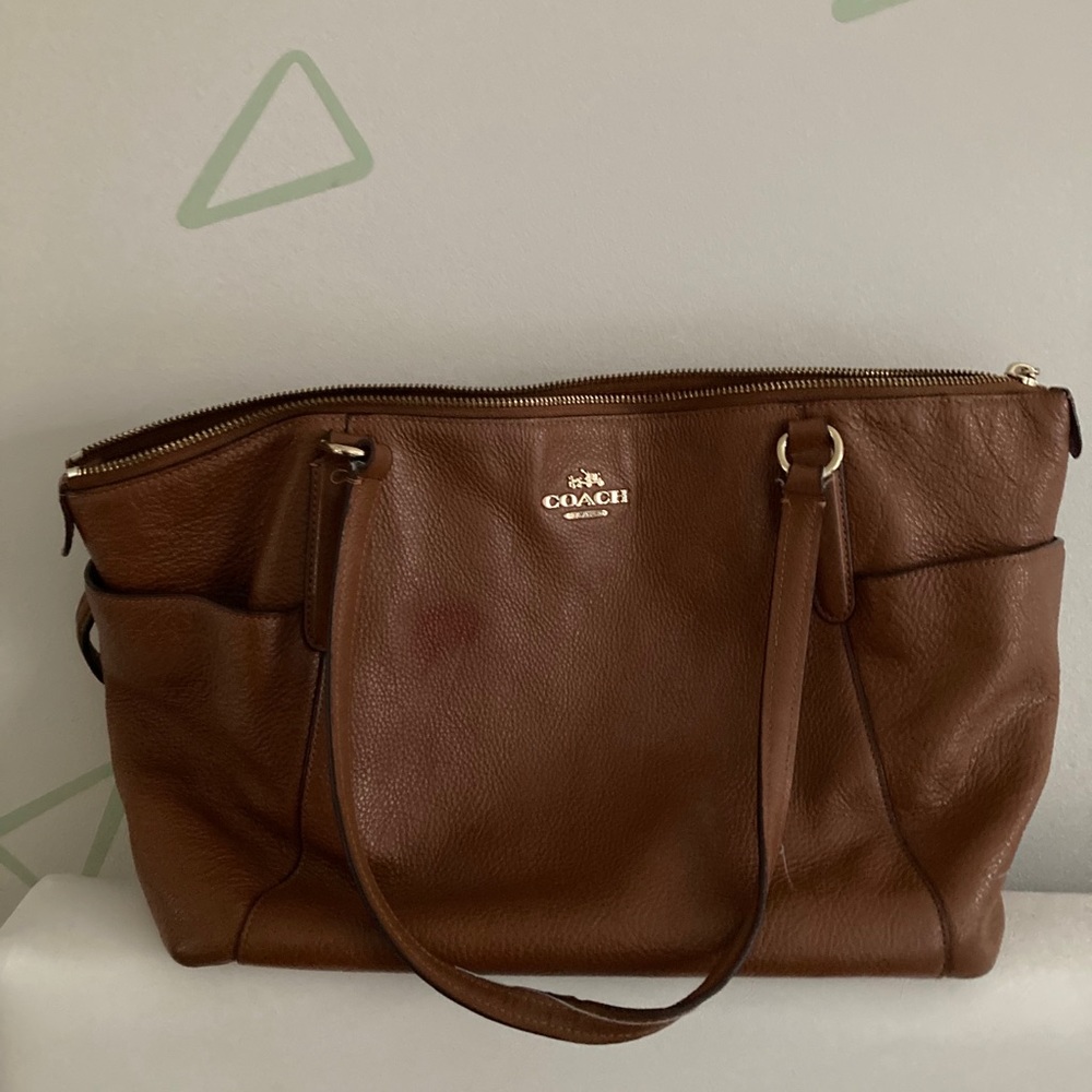 Camel Color Coach Purse - Picture 2 of 4
